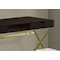 Monarch Specialties Computer Desk, Home Office, Laptop, Storage Drawers, 48"L, Work, Metal, Laminate, Brown, Gold I 7210 - alternate 5